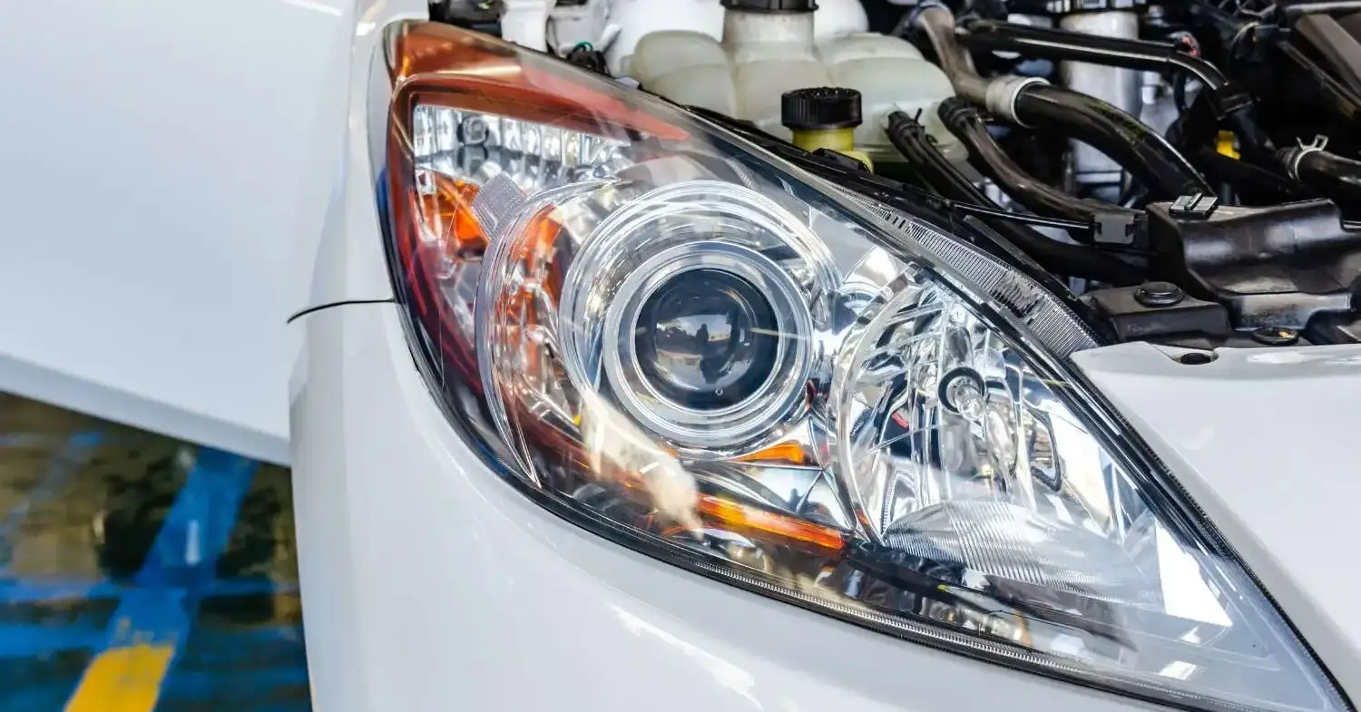 Headlight Restoration Results on mazda 3