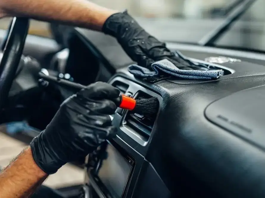 car detailing vinyl protection application