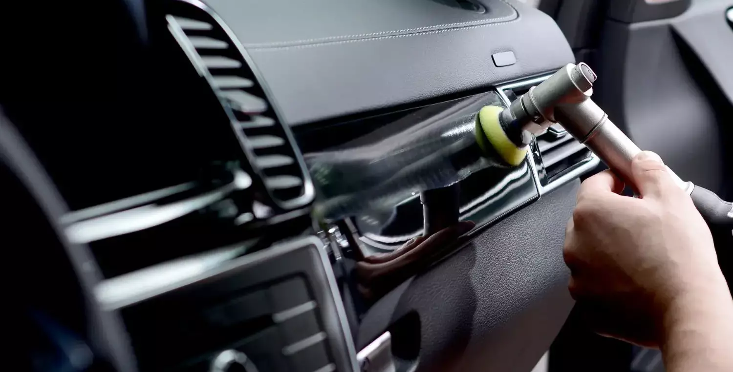 polishing interior Thorough Interior detailing in Calgary